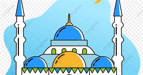 Gambar pemandangan masjid kartun berwarna. 21 Gambar Kartun Masuk Masjid- Ramadan Masjid Seni Bina Biru Vektor Kartun Comel Unsur ...