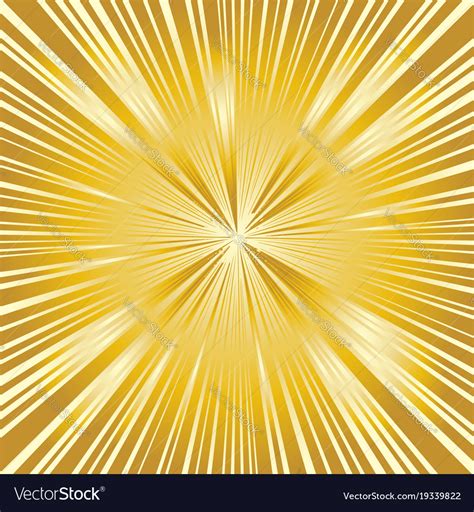 Golden Ray Background Royalty Free Vector Image