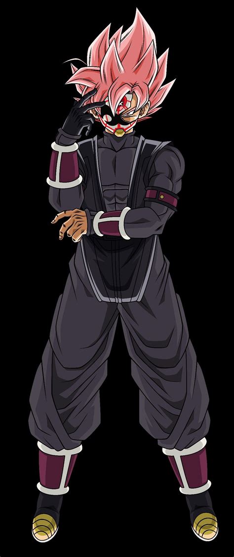 Goku Black Ssj Rose Crimson Masked Saiyan In 2021 Anime Dragon Ball