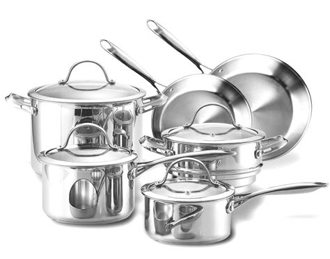 Cooks Standard NC Classic Stainless Steel Piece Cookware Set Professional Chef