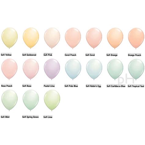 Soft Pastel Latex Balloons Partyhaus