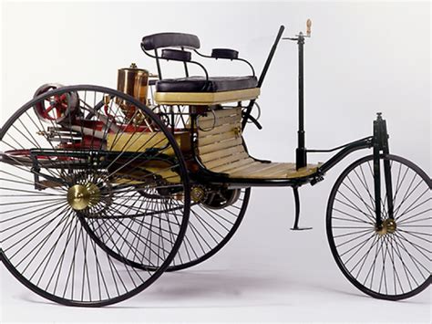 The First Car Karl Benzs Patent Motor Car Hits The Road