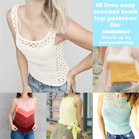Free Easy Crochet Tank Top Patterns For Summer