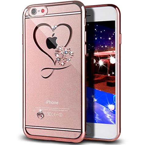 Iphone 6s Caseiphone 6 Caseikasus Mini Love Heart Glitter Bling