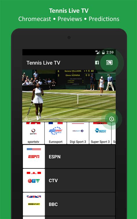 Our website allows to watch tennis live streams and give access to tennis results. Tennis TV Live - Tennis Television - Live scores APK 2.1.1 ...