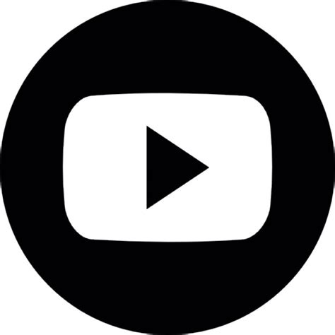 Social Youtube Circle Icons Free Download