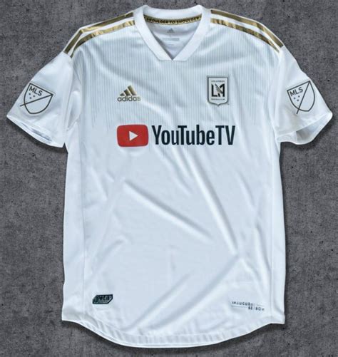 First Ever Lafc Jersey 2018 Youtube Tv Sponsor Adidas Los Angeles Fc