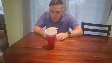 It Took Me 41 Tries To Complete The Cup Blowing Challenge Youtube