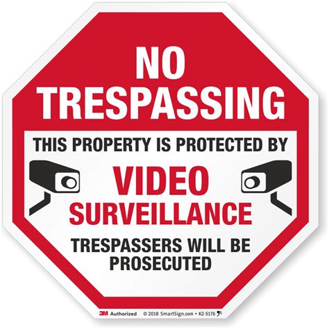 no trespassing violators will be prosecuted signs