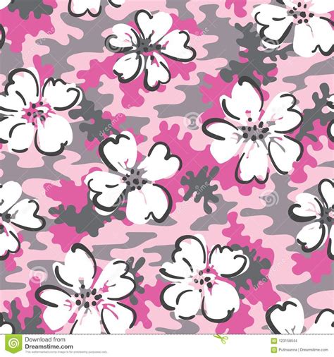 Free camo wallpapers and camo backgrounds for your computer desktop. White Hand Drawn Flowers On Pink Camo Background Vector Seamless Pattern. Cute Camouflage. Stock ...