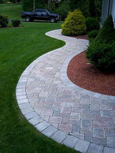 Stunning 50 Fascinating Inspiration Modern Walkways Pavers For Front