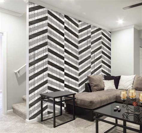 Grey Pattern Wallpaper Tenstickers