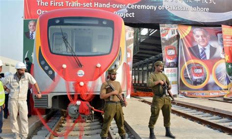 Cm Buzdar Inaugurates Shehbazs Orange Line Train The Pakistan Daily