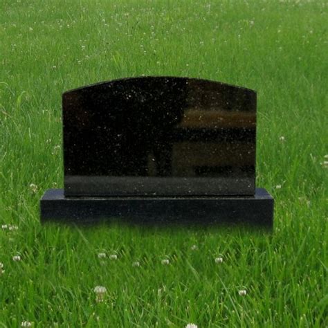Black Galaxy Granite Mini Upright Monument Gravemarker Headstone