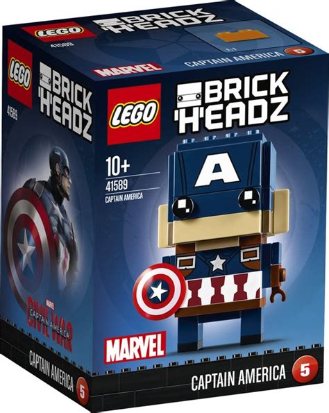 Lego Brickheadz Marvel Avengers Captain America 41589