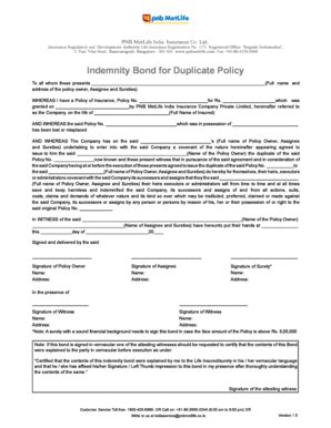 Indemnity bond defines under section 124 of the indian contract act. How To Fill Bond Of Indemnity - Fill Online, Printable ...