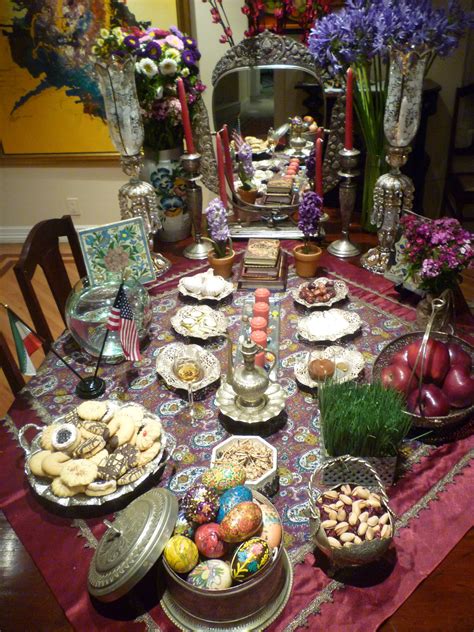 Haft Seen Persian هفت‌سین‎ Or The Seven Ss Is A Traditional Table