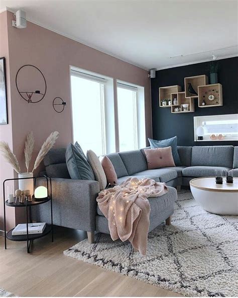 Pink And Gray Living Room Ideas 18 Photos Hackrea 2021