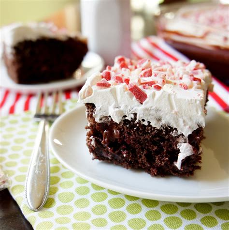 It'll also totally save stale cakes, too.) Peppermint Poke Cake - I Wash... You Dry