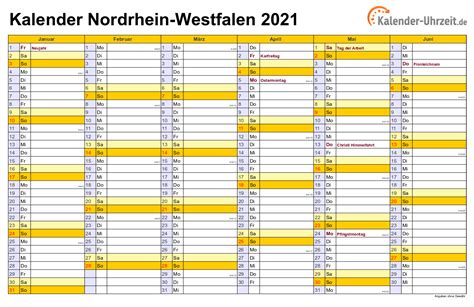 The best of free printable 2021 yearly calendar templates available in editable word format. Feiertage 2021 Nordrhein-Westfalen + Kalender