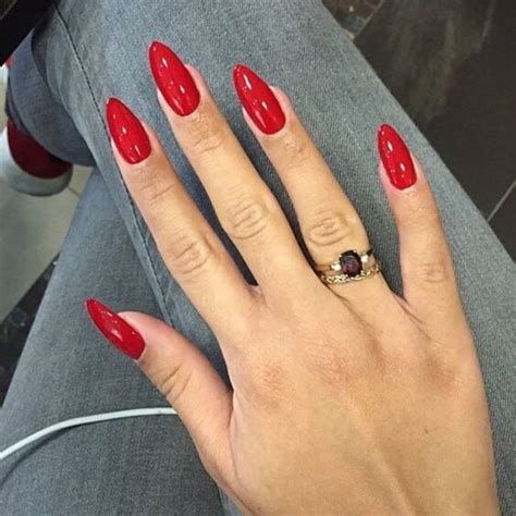 50 Creative Red Acrylic Nail Designs To Inspire You Red Acrylic Nails