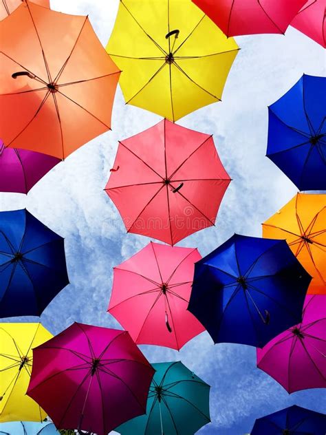Colorful Umbrellas Editorial Image Image Of Protection 97848400
