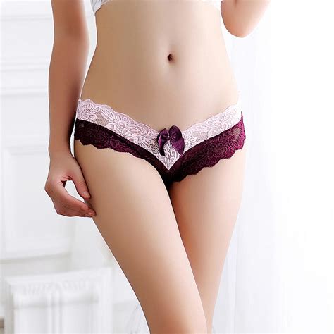 Cheap Women Sexy Lace Panties Seamless Breathable Panty Hollow Briefs Underwear Joom