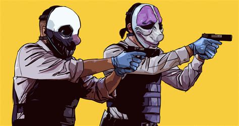 Wolf And Hoxton By Nikolaspascal On Deviantart Payday 2 Payday Game