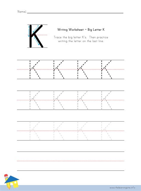 Learn to trace, print, and recognize letters of the alphabet. 15 Learning the Letter K Worksheets | KittyBabyLove.com