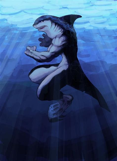 Shark Man By Milwaukeedriver On Deviantart Shark Man Shark Furry Art