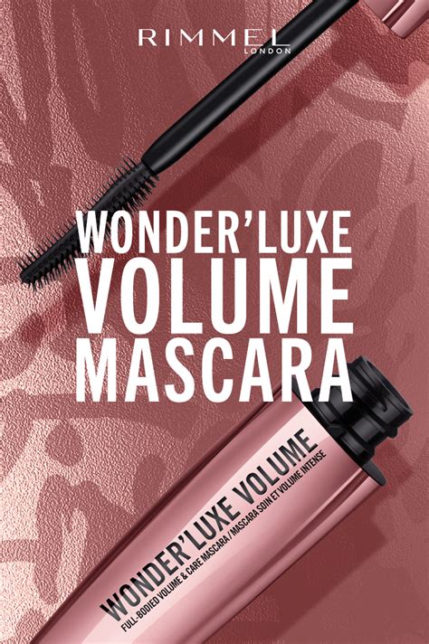 Wonderluxe Volume Mascara Volume Mascara Mascara Rimmel Mascara