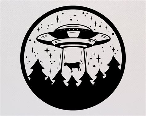 Alien Abduction SVG Alien SVG UFO Svg Outer Space Svg Etsy