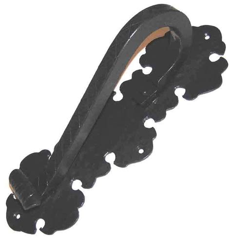 Agave Ironworks Pu027 01 Wrought Iron Door Pull Handle Gothic Scroll