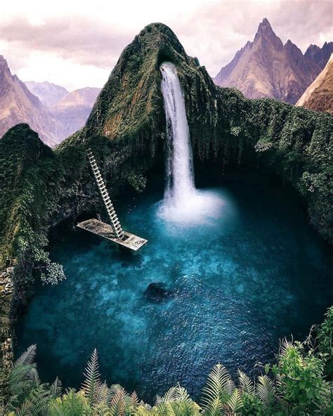Loved It Whether It Is Real Or Not Waterfall Beautiful World