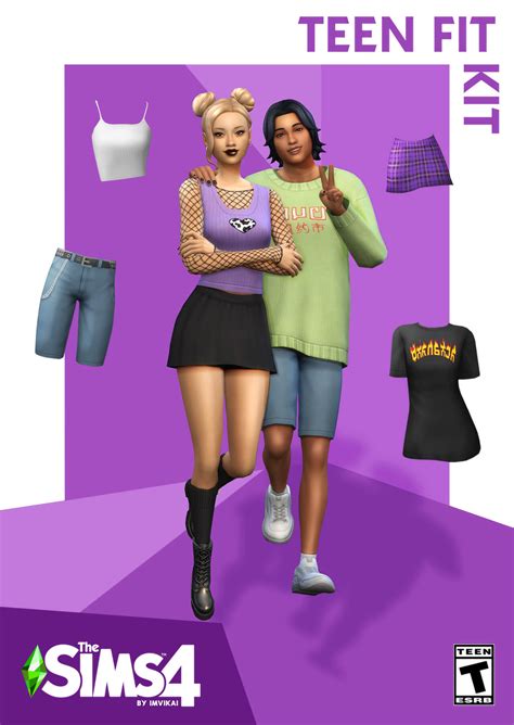 Sims 4 Teen Fit Kit Archives The Sims Book
