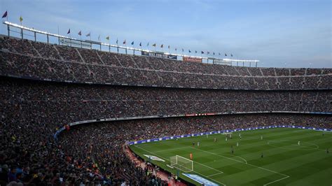 Camp nou is a football stadium in barcelona, spain. Nou Camp stadium name change, Barcelona rebrand, La Liga ...