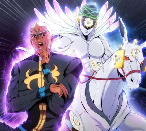 Enrico Pucci And Made In Heaven From Jjba Ranimesketch