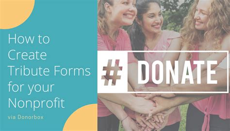 How To Create Tribute Forms For Your Nonprofit Via Donorbox
