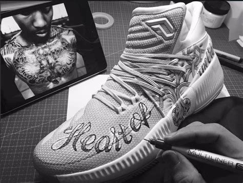 For those not in the know, it's actually an inscription of psalm 37 from the bible, which urges believers to pay no mind to. Fan Customizes adidas Dame 3 "Legacy" With Damian Lillard's Actual Tattoo | Nice Kicks