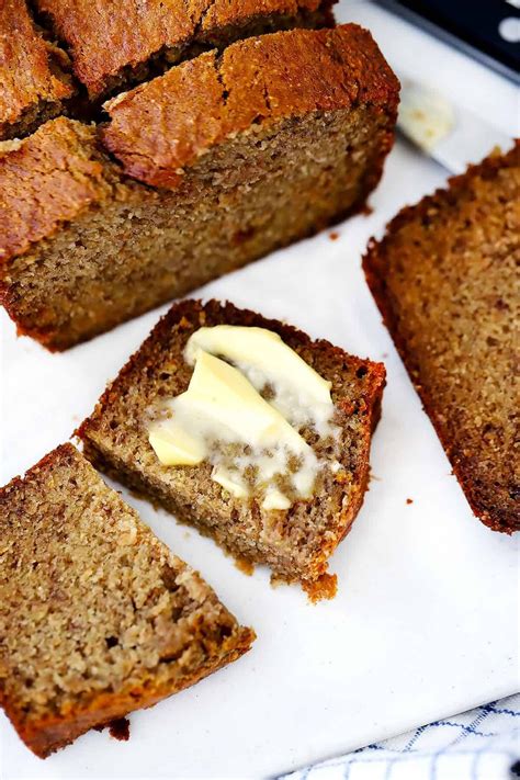 Ultra Moist Healthy Banana Bread Made With Olive Oil Recipe