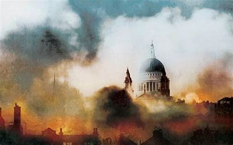 Second Great Fire Of London Christmas 1940 The Blitz Of St Pauls