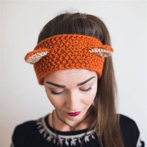 Cat Ears Headband Knitted Headband Ear Headbands Crochet Beanie