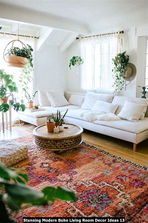 Stunning Modern Boho Living Room Decor Ideas Homyhomee