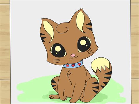 At the bottom you can read some interesting facts about the cat for kids. How to Draw a Cute Cartoon Cat: 8 Steps (with Pictures ...