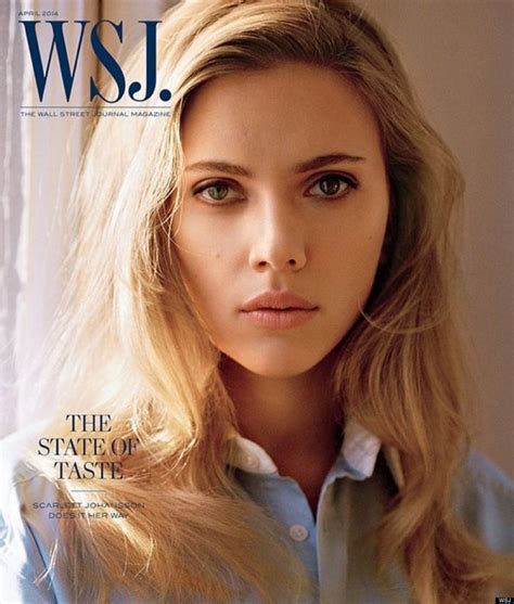 Scarlett Johanssons Lips Are Perfectly Pouty On The Wsj Cover