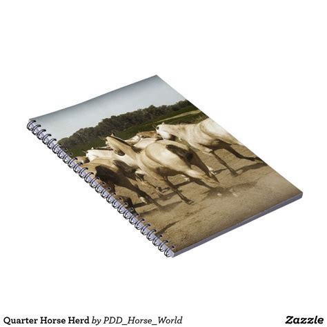 quarter-horse-herd-spiral-notebook-notebook,-horses,-spiral-notebook