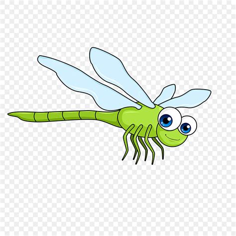 Gambar Elemen Komersil Capung Kartun Clipart Dragonfly Cap Jari Kartun Pepatung Png Dan Psd