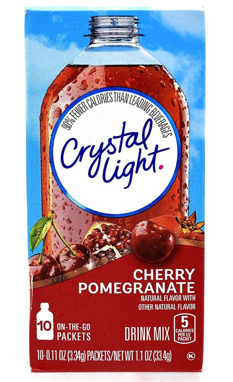 Crystal Light On The Go Natural Cherry Pomegranate Box Of