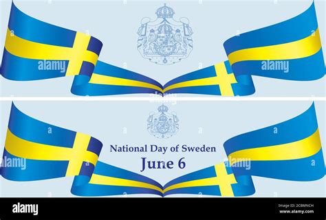 Flag Of Sweden June 6 National Day Of Sweden Kingdom Of Sweden