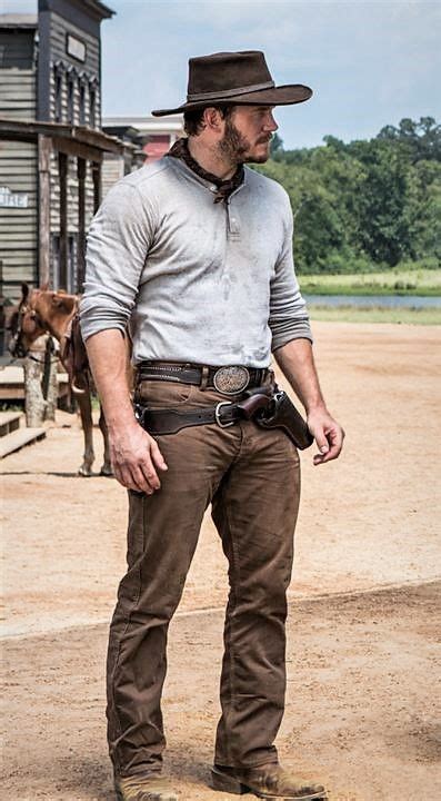 The Magnificent Seven 2016 Chris Pratt Cowboy Outfit For Men